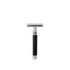 Edwin Jagger Double Edge Safety Razor With Long Handle (Blue) (Black)