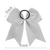 Cheer Bows Purple Cheerleading Softball - Gifts for Girls and Women Team Bow with Ponytail Holder Complete your Cheerleader Outfit Uniform Strong Hair Ties Bands Elastics by Kenz Laurenz (1)