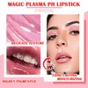 JunKuJK 2PCS Lip Oil and Color Changing Lipstick Set,Magic Jelly PH Lipstick,Moisturizing Color Change Lipstick,Lip Stain Long Lasting Waterproof Tinted Lip Balm Set,Hydrating Lip Glow Oil for Women