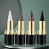 evpct 4Pcs Black Silver Grey Brown Gel Eyeliner Pencil Eye Black Face Paint Sticks Makeup Set, Natural Black Eyeliner Cream Waterproof Crayon Eyeliner Pencil Tool delineador de ojos contra el agua