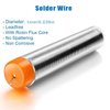 2Pcs Solder Wire,1mm Diameter Rosin Core Solder for Electronic Electrical Soldering Components Repair(Net 20g)
