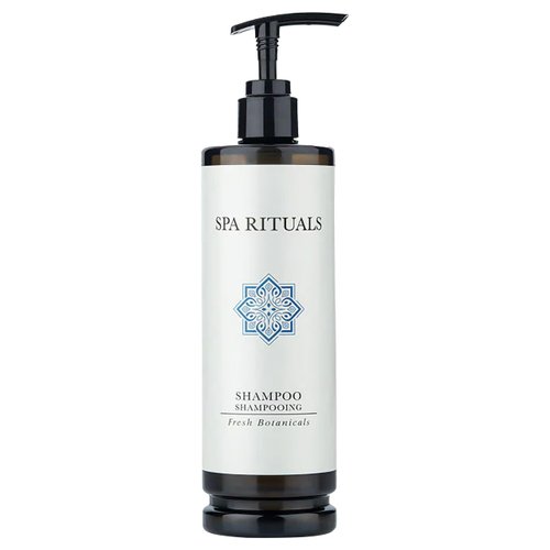 World Amenities Spa Rituals Pump Bottle for Hair Shampoo - Shampoo Pump Bottle with Garden Flowers Fresh Fragrance Natural Shampoo