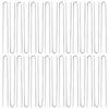 Lawie 30 Pack 4 Inch Silver U-Shaped Metal Hair Sticks, Straight Long Hair Forks, Bun Twist Hair Clips Holders - Arts and Crafts DIY Accessories
