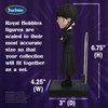 Royal Bobbles Wednesday Addams with Nevermore Academy Stained Glass Window – 6.75 Inches Tall – Collectible Bobblehead Statue