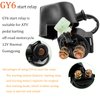 GY6 Starter Solenoid ATV Ignition Coil 6 Pin CDI Box DC 4 Pin Rectifier Spark Plug Set for tao tao 50cc 70cc 90cc 110cc 125cc 150cc Moped ATV Scooter Pit Bike Go Kart