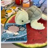 EASELR WeightedPlush Cute Turtle Stuffed Animals, 12" Soft Sea Turtle Plush Toy Tortoise Plushies Pillow Gifts for Kids Girlfriend Birthday Christmas Mother's Day