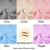 Wuwahold Microfiber Hair Towels, Waffle Hair Towel Set, Super Soft Highly Absorbent, Sturdy Quick Drying Turbans for Long, Thick, Curly Hair (5 Pack, 40" x 20")