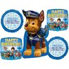 Anagram Chase Birthday Party Supplies Pups on Patrol Balloon Bouquet Decorations