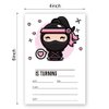 LoaHak Ninja Boy Birthday Invitation, Ninja Invitation Boy, Ninja birthday party invitations. (013) (012)