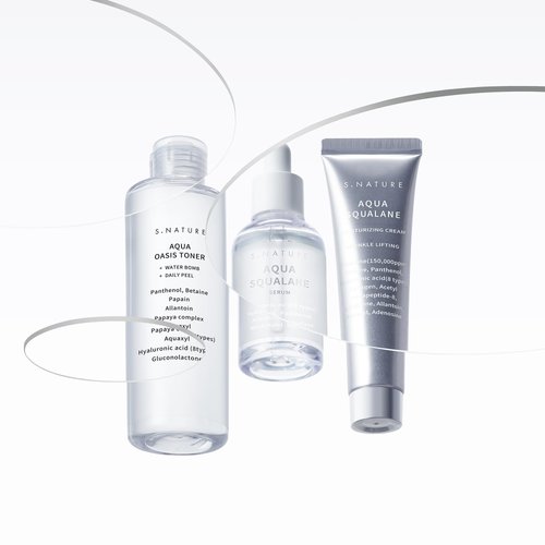 S.NATURE Aqua Oasis Toner 300ml | Soothing, Hydrating, Refreshing, Purifying, Calming, Mild Exfoliating | 10.14Fl Oz