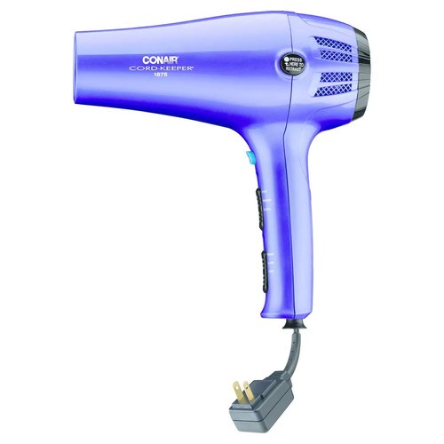 Conair Ionic Cordkeeper Dryer, Purple/Blue