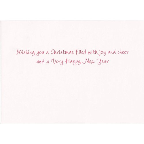 Masterpiece Studios Holiday Brights Collection 16-Count Boxed Christmas Cards with Envelopes, 7.8" x 5.6", Happy Santa (74630)