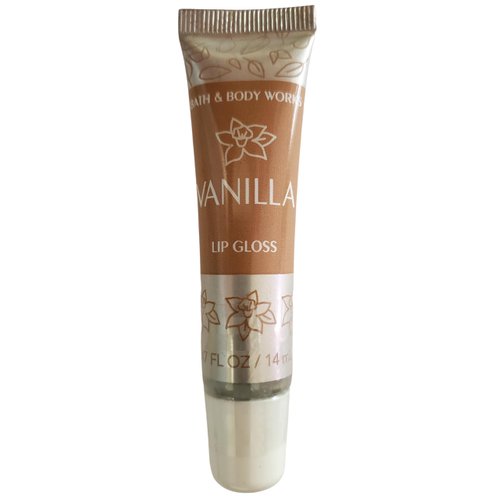 Bath & Body Works Vanilla Lip Gloss .47 Fluid Ounces Full Size