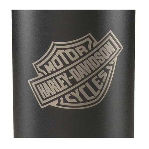 Harley-Davidson Bar & Shield Water Bottle, Double-Wall Stainless Steel - Black