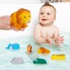 Sorting and Stacking Toys Blocks for Toddlers 1-3, Soft Safari Animal Bath Toys Age 2-4, Numbers Nesting Stackable Toys for Baby 12-18 Months, Montessori Toys Gifts for 1 2 3 Year Old Boys Girls