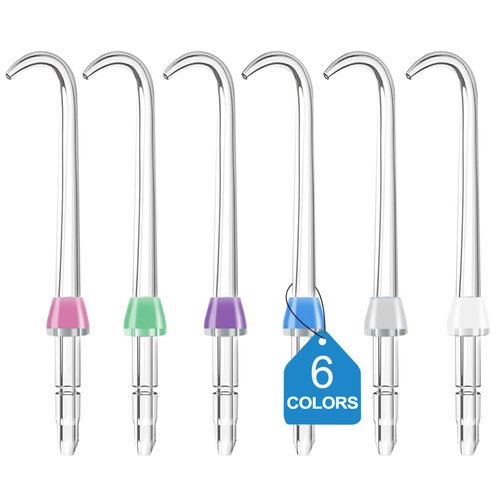 Professional Replacement Tips for Waterpik Water Flosser - 6 Implant Denture Tips