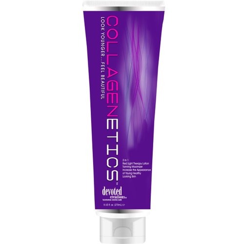 Collagenetics 2-in-1 Red Light Therapy Prep & Tanning Lotion - 9 oz.