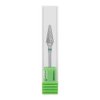 Nail Bit Drill Bits Cuticle for Cone Nails Shaped Conical Tip Sealing Removal Manicure Set For Tungsten Steel Art Electric Tapered Carbide Pedicure Grinding Head Tools Home Salon (Green)