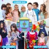 ERDOGLY Doctor Coat for Kids with Working Stethoscope, Kids Doctor Costume Toddler Scientist Lab Coat Dress up Costume for Boys Girls Toys Doctor Kit Halloween Pretend Play Gift