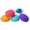 Schylling Nee Doh Funky Pup...Groovy Glob! Squishy, Squeezy, Stretchy Stress Fidget Balls Gift Set Party Bundle - 3 Pack (Assorted)