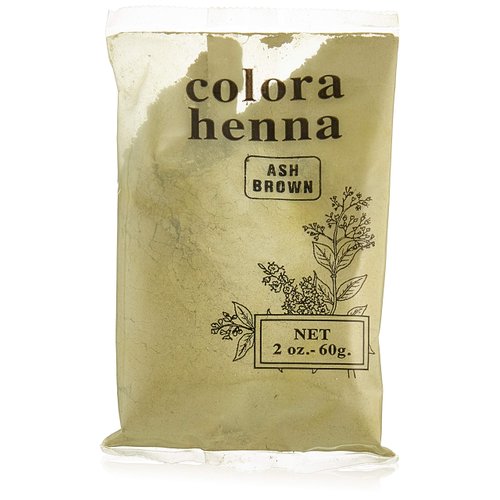 Colora Henna Powder Hair Color Ash Brown 2oz (3 Pack)