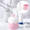 DOITOOL Face Wash Foam Maker Facial Foam Cup Whip Bubble Maker Foam Whip Maker Facial Skin Cleansing Care for Home Travel Pink