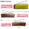 ICGIYN Wooden Hair Comb For Labor Pain, Natural Relief of Pregnancy Contraction, Birthing Comb with Cute Designs, Leather Cover, For Women Pregnant Mothers