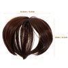 Healeved Clip in Hair Extensions for Women Wig Toppers for Thinning Hair Human Hair Fake Hair Piece Clip On Topper Thinning Hair Clip Hairpiece Wiglet