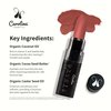 Carolina COSMETICS - Plant-Based Moisturizing Lipstick - Japa Mala Shade 0.15oz- Hydrating with Cocoa Oil, Gluten-Free, Vegan, Non-GMO, Paraben-Free - Lightweight Cream Texture