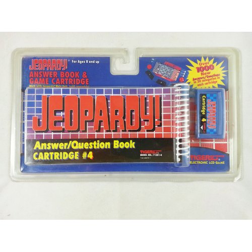 Tiger Jeopardy Answer Book and Game Cartridge # 4