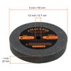AmaCupid Deburring Wheel, Nylon Fibre Buffing Wheels, 6 inch 9P Hardness. for Bench Grinder Buffing Machine Polishing Stainless Steel, etc.. 180 Grit, 1/2 inch Arbor, 1 inch Thickness