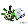 Glow in The Dark Dog Toy - Light Up Soccer Dog Ball, Interactive Pet Toy for Any Size - Indoor and Outdoor Use, Straps for Easy Grab (6 inch)