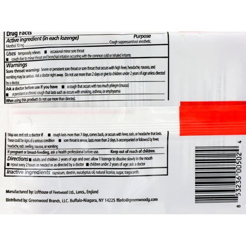 Fisherman's Friend Original Extra Strong Cough Suppressant Lozenges, 40-Count Bags (Pack of 12)