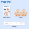 Velpeau Thumb Wrist Compression Sleeve for Arthritis Pain (2 Pcs) -Elastic Liner for Plastic Splint, Right & Left Hand(Beige, Short Version, Medium)