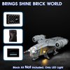 Vaodest LED Light for Lego 75331 Star Wars The Razor Crest Building Blocks Model,Design and Configuration Compatible with Model 75331(LED Light Only, Not Building Block Kit)