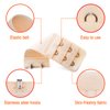 Tiousoni 6 Pieces Women's Bra Extenders 2 Hook / 3 Hook Comfortable Stretchy Bra Extension Strap (Black, White, Nude)