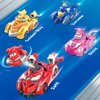 Super Wings Race Car Toys, 5 in Dizzy Spinning Tops and Race Car Toys for Kids, 2-in-1 Mode Vehicle Toys Cars for 3 4 5 6 7 8 Year Old Boys