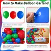 Red Blue Green Balloon Arch Garland Kit, 110 Pcs Green Red and Royal Blue PJ-Ma sks Latex Balloons Kit for Super Spider Hero Party Kids Birthday Baby Shower Graduation Boys Masks Party Decorations