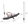 GoolRC RC Car Metal Rear Bumper with 2 LED Light Antenna Tail Hook for TRX-4 RC4WD Axial SCX10 Car