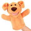 Easfan Puppy Hand Puppet Soft Animal Plush Toy with Movable Mouth Interactive Storytelling Cute Dog Toys Creativity Imagination Christmas Birthday Gifts for Toddlers Kids, Brown
