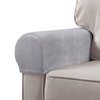 BESPORTBLE 2pcs Chair Arm Protectors Stretch Fabric Armrest Sofa Armrest Cover Armchair Slipcover Protector Elastic Home Office Recliner Couch Loveseat Protective Cloth Grey