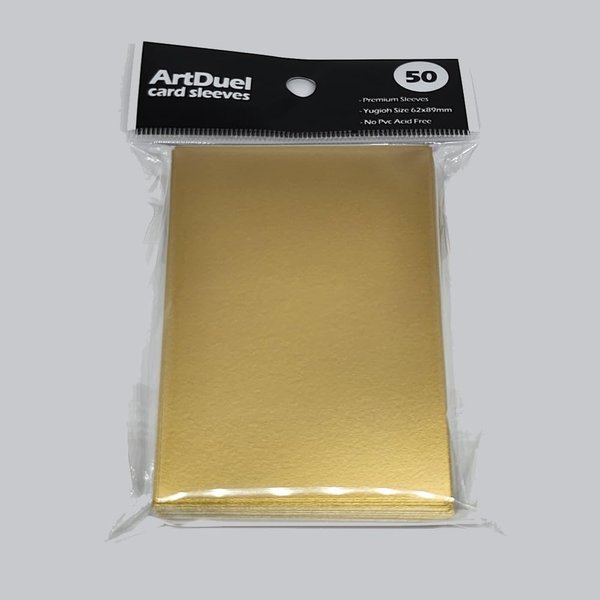 ArtDuel Yugioh Card Sleeves - Golden Matte - 50ct