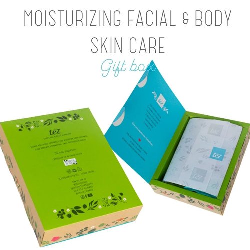 Tez Face Moisturizer BOdy Skin Care Gift Box 7 Pack 14.1 Oz