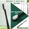 Pinkunn 36 Pcs Soft Bristle Toothbrush Micro Nano Manual Toothbrush with 20,000 Bristles for Sensitive Gums Adult Kids Children, 4 Colors