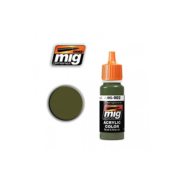 RAL 6003 Olivegrun Opt.2 Acrylic Paint