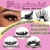 SZYZKJ Eyelash Extension kit Lash Cluster 3D Effect Thick Volume Eyelash Extensions Kit 144pcs D Curl Lashes Cluster Kit 12-18mm Mix Individual Lashes Cluster Kit Eyelash Cluster Lash Extension Kit