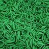 Amelia Beauty | 500 Count 1/2" Rubber Bands | Premium US Made Rubber Hair Ties | Ideal for Ponytails, Braids & Beards | Strong All Day Hold | Convenient Re-closable Container | Lime