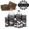 Aroma Depot 16 oz /1 lb Raw African Liquid Black Soap 100% Natural soap for Acne, Eczema, Psoriasis, and Dry Skin Scar Removal Face And Body Wash. Handmade imported from Ghana