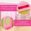 Doll Closet Furniture Wardrobe Clothing Organizer Doll Open Wardrobe Dollhouse Closet with 20 Pieces Doll Hangers 2 Style Pink Plastic Hangers Dollhouse Furniture Accessories (Classic Style)