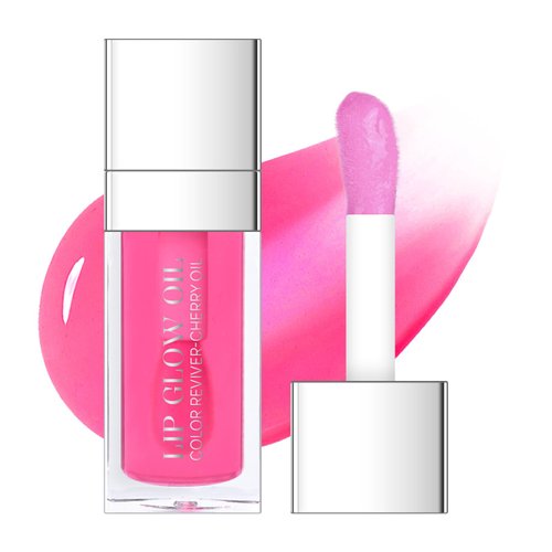 FREEORR Hydrating Lip Glow Oil, Plumping Moisturizing Lip Oil Gloss, Smooth Lip Lines Plump Lip,T...